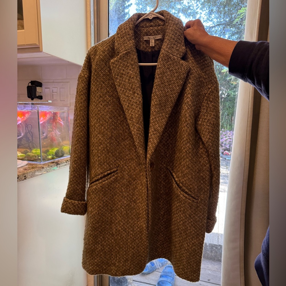 Zara Brown Trench Coat with Classic Lapel